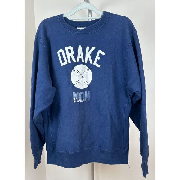 N/A Tops - VINTAGE Drake Bulldogs Sweatshirt Mens Large Spell Out Crewneck NCAA 90s